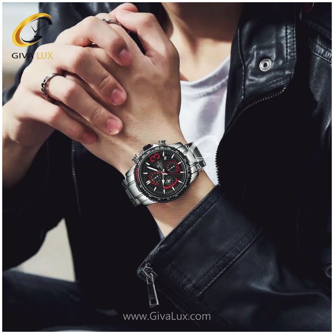 ساعت مچی مردانه بند فلزی سه موتوره کورنوگراف مدل NF8017 8017 S-B3.jpg